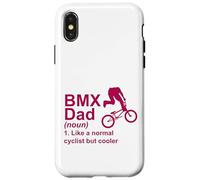 BMX Dad Bike Rider Extreme Sports Father Style Custodia per iPhone X/XS