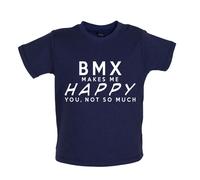 BMX Makes Me Happy,You Not So Much - Bambino T-Shirt / Body - Bicicletta