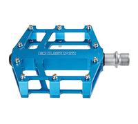 BMX-pedal EXUSTAR E-PB525, alloy body, CNC machined axle, blue, incl. replacement pins, in box