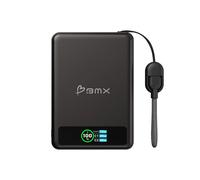 BMX, Power Bank SolidSafe 10000mAh2 15W con Schermo e Cavo USB-C