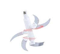 BmXauz Pezzi di Ricambio di Ricambio for processore tritacarne Elettrico Lama for tritacarne Elettrico for Accessori for tritacarne 2L/3L/5L Utensili da Cucina(5L 5-Leaf Knife)
