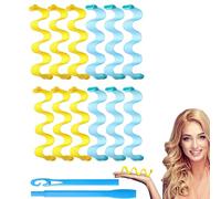 BN 12 pezzi capelli Rulli Kit per lo styling bigodini a spirale per capelli con 2 ganci per lo styling
