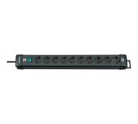 Brennenstuhl BN-1951100100, Multipresa con interruttore, colore: Nero