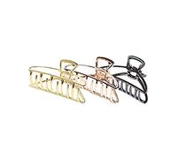 BN 3 pezzi Pinze per Capelli antiscivolo, Capelli Clip In Metallo, Fermagli per capelli in metallo per donne, ragazze