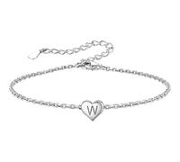 Bn2029-01e Bracciale a cuore Bracciali con ciondoli Bracciali a catena in Sterling 925 per le donne Lettera Z Rose Orologi per le donne, Misura unica, Rame, Nessuna pietra preziosa