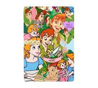 BNALAO Targa da parete in metallo a forma di anime, con Peter Cartoon Pan, 20,3 x 30,5 cm, decorazione artistica per casa, bar, garage, grotta degli uomini