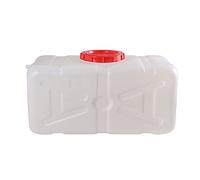 BNALU Tanica per Acqua 48 Litri Bianco Plastica Rettangolare Serbatoio Secchio Acqua Mobilia Ispessimento Alimentare con Un Grande Serbatoio di Acqua Coperchio