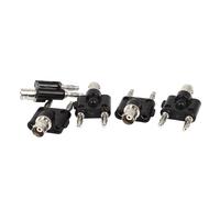 BNC Jack femmina a doppia Banana maschio connettore adattatore 5 pezzi