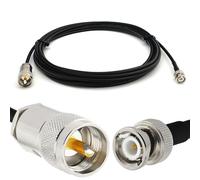 RANGEFUL BNC maschio a PL259 UHF 5m cavo coassiale RG58/U - per HAM cavo antenna CB radio analizzatore misuratore SWR VHF marino rosmetro