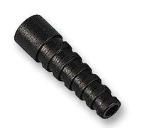 BNC/RG58 Strain Relief/Black | Accessori CONNETTORI per il rilascio della tensione, 10 pezzi - MHRG58SRB-BK