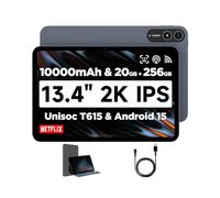 BNCF Bpad 13 Tablet 13,4 pollici Schermo Grande Android 15 Tablet 20GB+256GB 10000mAh, Unisoc T615 Octa-Core 1920x1200 FHD Widevine L1, 16MP Fotocamera 2,4G/5G WiFi+BT5,0+GPS con Custodia Protettiva