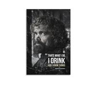 BNCVJFI Poster su tela, motivo: Il Trono di Spade, Tyrion Lannister, decorazione per camera da letto, ufficio, camera da letto, regalo, 30 x 45 cm