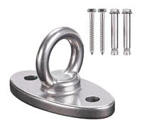 Bncxdc Ganci del soffitto, Ganci del soffitto Resistenti 300KG, per i Ganci della Trave di Legno delloscillazione Tasche perforate soffitto Montato Allenatore della Sospensione Sedia dattaccatura