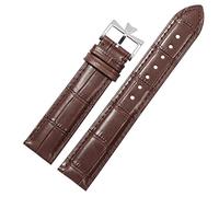 BNCXMO 19mm 20mm 21mm 22mm Sostituzione della fascia d'oro in pelle genuina per Patrimony VC Black Blue Brown Cowhide Strap (colore: 25-12mm, dimensione: 22mm)