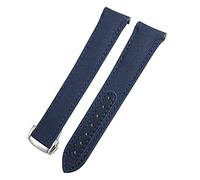 BNCXMO 19mm 20mm 21mm in tessuto in nylon in tessuto per cagnello di orologio , per Omega Moonwatch Planet Ocean AT150 Aqua Terra Watch Strap