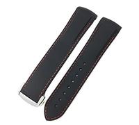 BNCXMO 19mm 20mm in gomma di orologio in gomma 21mm 22mm per pilota IWC Marco