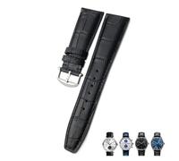 BNCXMO 20 mm 21 mm 2 mm di pelle di orologio in pelle genuina adatta per la cinturino per cereali blu blu marrone nero blu nera iwc