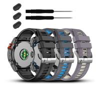 BNCXMO 20 mm compatibile con Fenix 7s 7s Pro 6s 6s Pro 5s 5s Plus Watch Band, cinghie di silicone morbida per approccio S70 42 mm/istinto 2s/discesa mk2s smartwatch