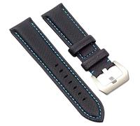 BNCXMO 20mm 22mm 24mm 26 mm in fibra di carbonio Nylon Canvas Watch Strap per Panerai Hamilton Tag Omega Heuer's Men's Wor Watch Bracciale