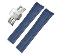 BNCXMO 22 mm Canda di guardia in gomma in silicone fluido per Patek Aquanaut 5168G 5968G Pilippe Pilippe Pinne Fine curva Braccialette di orologio morbido