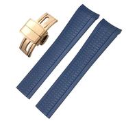 BNCXMO 22 mm Canda di guardia in gomma in silicone fluido per Patek Aquanaut 5168G 5968G Pilippe Pilippe Pinne Fine curva Braccialette di orologio morbido