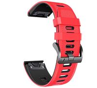 BNCXMO 22 mm cinghia di orologio in silicone per Fenix 7x 7 6x 6 Pro orologio da polso easyfit cinghie 5x 5 più 3 3HR 935 d2 Bracciale