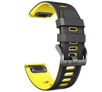 BNCXMO 22 mm cinghia di orologio in silicone per Fenix 7x 7 6x 6 Pro orologio da polso easyfit cinghie 5x 5 più 3 3HR 935 d2 Bracciale