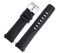 BNCXMO 22 mm di orologio da orologio in silicone in gomma fluoro per la famiglia IWC Aquatimer IW3768/3290/3568/3767 Uomo Waterproof Black Watch Strap