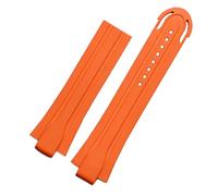 BNCXMO 24 mm*da 12 mm a spigola in gomma in gomma impermeabile per la fila pieghevole in acciaio inossidabile in acciaio inossidabile a fascia da polso