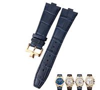 BNCXMO 25-8 mm in pelle genuina in pelle convex di orologio da orologio , per bande di orologi in bambù marrone blu nero all'estero