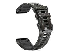 BNCXMO 26 22 mm Cinturino della banda di guardia per Fenix 7 7x 5 5x Plus 3 HR 6x 6 Pro 935 Descent MK2 MK2 Release Quick Easyfit Bande da polso Silicone Easyfit