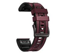 BNCXMO 26 22mm Smart WatchBand Cinp per 7 7x/Tactix 7 Pro 6 6xpro 5 5x più 945 d2 Bracciale a rilascio rapido in pelle silicone