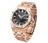 BNCXMO 5rd All Metal Bezel Strap Stile Slease Style In-one Watch Bands per accessori GA2100/2110 con copertura inferiore