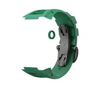 BNCXMO Adatto per la serie 7/6/5/4 Sport Sport Modified Fluoroelastomer Sostituzione Strap Premium Firo 44mm 45mm Cingcio d'oro