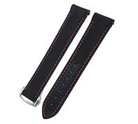 BNCXMO Banda di guardia da 20 mm in pelle in pelle per il fondo di guardia per orologio omega 300 at150 pianeta oceano nylon cinghia per uomo donna
