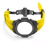 BNCXMO Banda di orologi in gomma di terza generazione e custodia per orologi GA 2100 cinghia Solid upgrade 3nd GA-2100 Banda modificata
