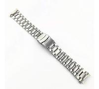 BNCXMO Banda di orologio da guardia in acciaio inossidabile 18mm 20mm 22mm da 24 mm Bracciale bracciale Cinta curva Cinta a doppia cornice Sostituzione per la fibbia per la cintura da polso