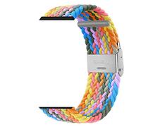 BNCXMO Bande di orologi in nylon intrecciate con fibbia elastica per Fenix 7 7x 6 6x Pro 5x 5 3HR 945 S60 S62 QuickFit Rilascio cinghia in nylon