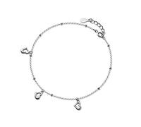 BNCXMO Bracciale alla caviglia delicata,- Fashion genuino 925 Sterling Sterling Sweet Heart Heart Cz Cadlet a catena