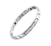 BNCXMO Bracciale - braccialetti per donne, bracciali per la salute energetica, bracciale d'argento sterling, braccialetti a catena del bracciale di moda, per amico donna moglie mamma (colore: oro)