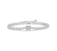 BNCXMO Bracciale da tennis regolabile in oro, gioielli moissaniti e minimalisti, idee regalo