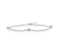 BNCXMO Bracciale da tennis regolabile in oro, gioielli moissaniti e minimalisti, idee regalo