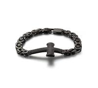 BNCXMO Bracciale da uomo, Bracciale da uomo, braccialetto a catena in acciaio inossidabile