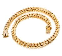 BNCXMO Bracciale di amicizia, braccialetti a catena in acciaio inossidabile hip hop rap
