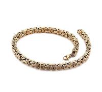 BNCXMO Bracciale di collegamento maschile, braccialetto per fibbia in acciaio inossidabile 3D maschile