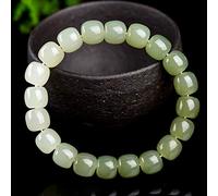 BNCXMO Bracciale di colore del bracciale giada hetiano naturale Bracciale Feng Shui Wealth Bracciale attira ricchezza e buona fortuna potente amuleto