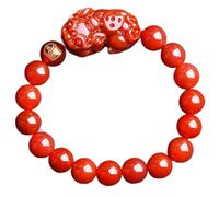 BNCXMO Bracciale Feng Shui Bracciale Bracciale Lucky Bracciata naturale Bracciale Talisman Talisman GEMSTONE OBSIDIAN CRIDELLA REIKI CRISTLA CRYKRA PIETH BRACELETTO AMULET