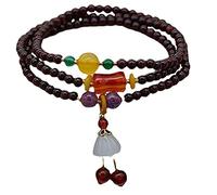 BNCXMO Bracciale feng shui gemme naturali pietre bracciale da 4mm braccialette bracciale pietra natale bracciale multista