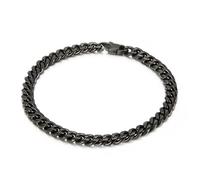 BNCXMO Bracciale in acciaio inossidabile maschile, braccialetto a catena come dono per uomini, amici e familiari