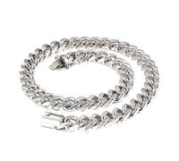 BNCXMO Bracciale in acciaio inossidabile maschile, braccialetto di avvolgimento della catena del marciapiede, idea regalo per uomini